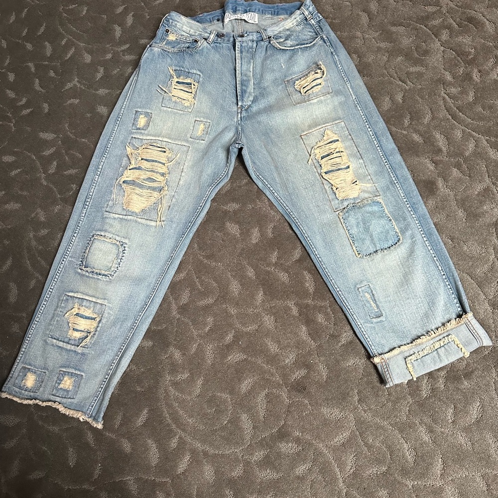 Magnolia Pearl Vintage Blue Denim Jeans